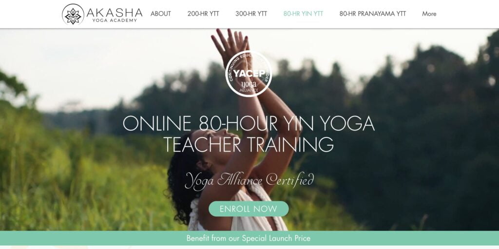 10 Best Online Yin Yoga Teacher Trainings (Yoga Alliance Approved) 5 1. Online 80 Hour Yin Yoga Teacher Training By Akasha Yoga Academy