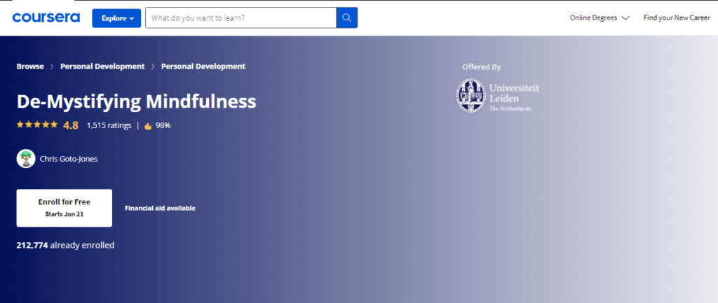 10 Best Meditation Teacher Training Online Certifications 34 Mindfulness Certification By De-Mystifying Mindfulness