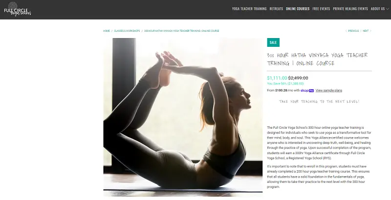 10 Best Online 300 Hour Yoga Teacher Training Certifications 26 300-hour hatha vinyasa yoga teacher training by full circle yoga school