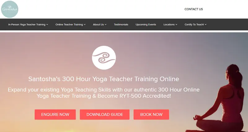 10 Best Online 300 Hour Yoga Teacher Training Certifications 12 santosha 300 hour online yoga teacher training