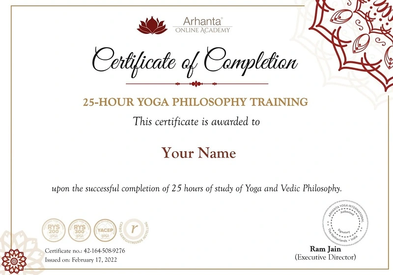 10 Best Yoga Philosophy Courses Online 30 Arhanta yoga certification