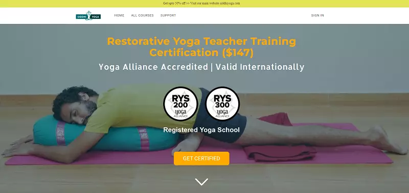 7 Best Online Restorative Yoga Teacher Training 8 restorative yoga teacher training certification by siddhi yoga