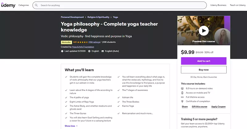 10 Best Yoga Philosophy Courses Online 13 Yoga philosophy training by udemy