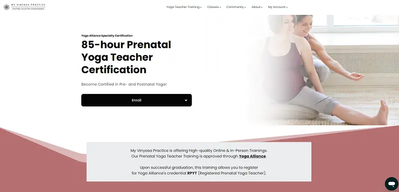5 Best Prenatal Yoga Courses Online 7 85-Hour Prenatal Yoga Teacher Certification By My Vinyasa Practice