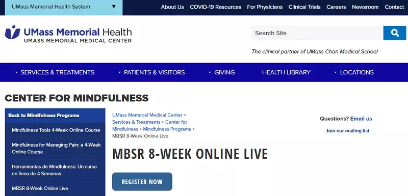 5 Best Mindfulness-Based Stress Reduction Training Programs 10 MBSR 8-Week Online Live By UMass Memorial Health