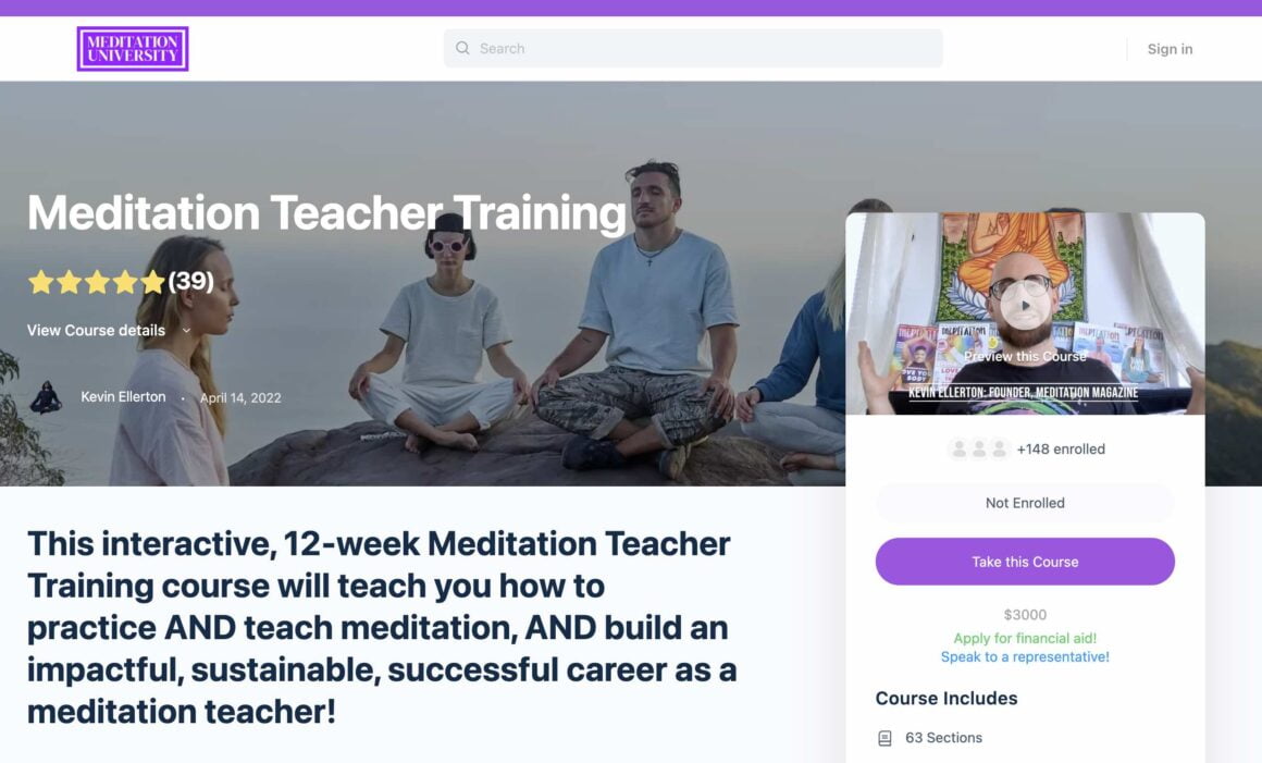 11 Best Meditation Courses Online For Beginners & Advanced Practitioners 7 6. Meditation University: MTT 200