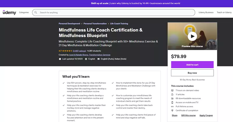 5 Best Mindfulness-Based Stress Reduction Training Programs 13 Mindfulness Life Coach Certification By the International Academy of Life Coaching & Entrepreneurship