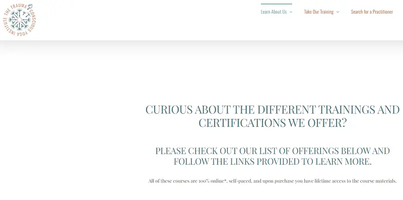 3 Best Trauma-Informed Yoga Certifications Online To Relief Your Stresses 9 The Trauma-Conscious Yoga Method℠ By Conscious Yoga Institute